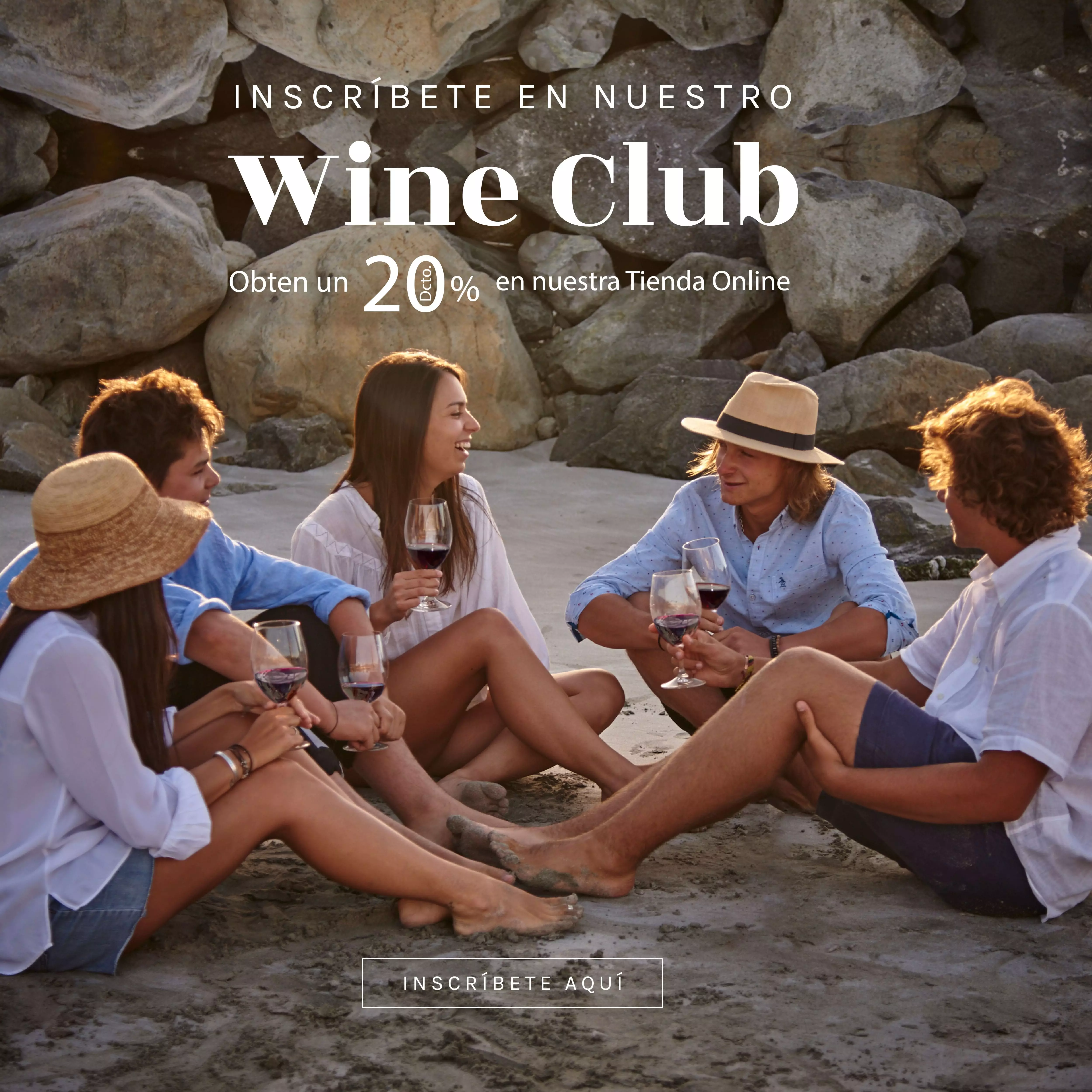 Inscríbete al Wine Club